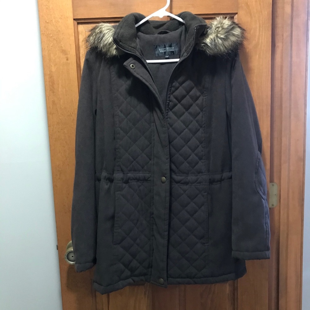 Donnybrook Quilted Jacket with Fur Hood